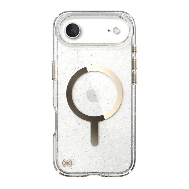 „Speck Presidio Lux MagSafe“ – „iPhone Air“ dėklas (blizgučiai / metalinis aukso spalvos) 4