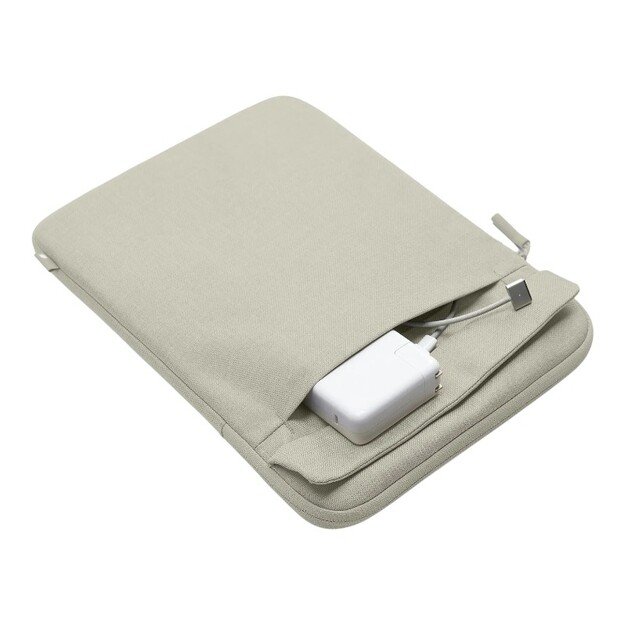 „Incase Crosstown Sleeve“ su vilnone danga – dėklas su kišene, skirtas „MacBook Pro 16“ (M4/M3/M2/M1/2024–2021) (juodas) 4