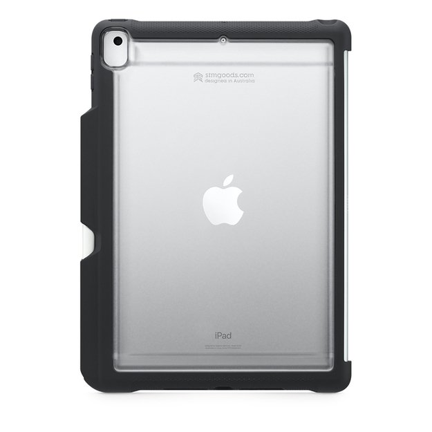 STM Dux Shell Duo – dėklas, skirtas iPad 10.2 (2021) / 8 (2020) / 7 (2019) (juodas) 