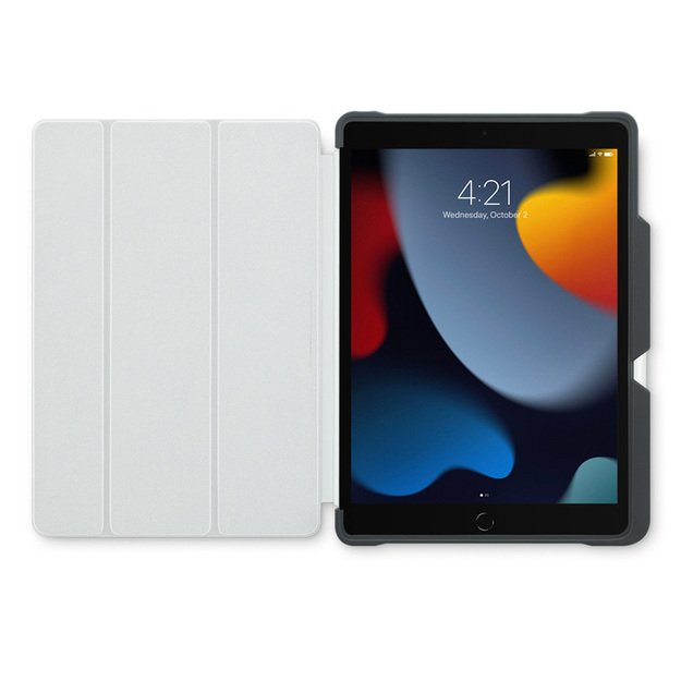 STM Dux Shell Duo – dėklas, skirtas iPad 10.2 (2021) / 8 (2020) / 7 (2019) (juodas) 