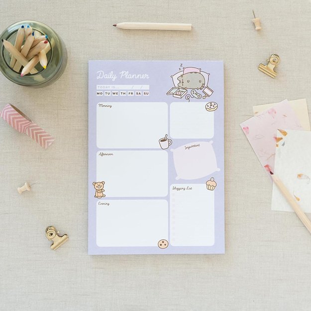 Pusheen – Dienos planuotojas iš „Moments“ kolekcijos 54 puslapiai A5 2 Pusheen – Dienos planuotojas iš „Moments“ kolekcijos 54 puslapiai A5 2