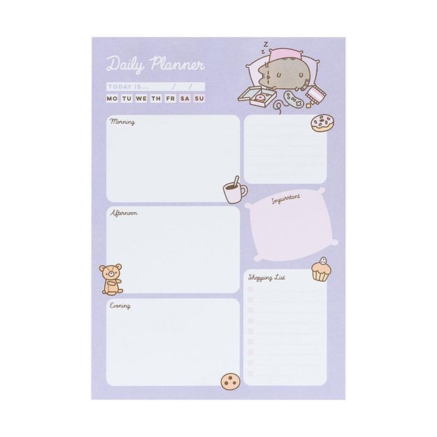 Pusheen – Dienos planuotojas iš „Moments“ kolekcijos 54 puslapiai A5 1 Pusheen – Dienos planuotojas iš „Moments“ kolekcijos 54 puslapiai A5 1