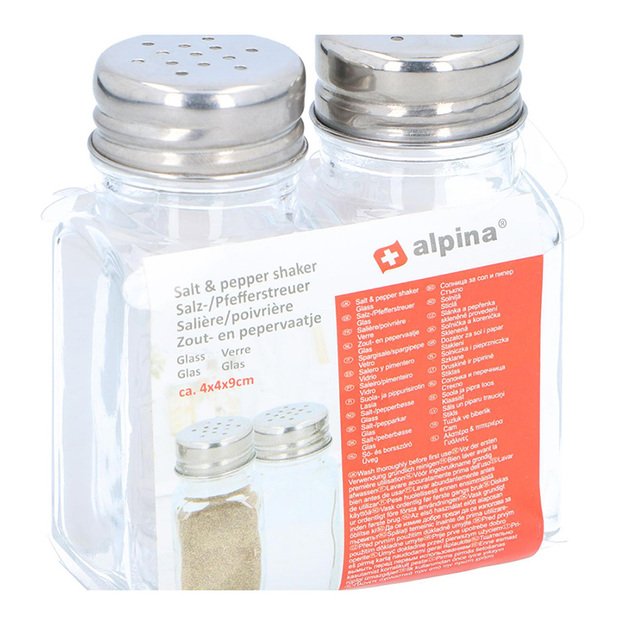 Alpina - Druskos ir pipirų plaktuvai stiklinėje 2 vnt. 3