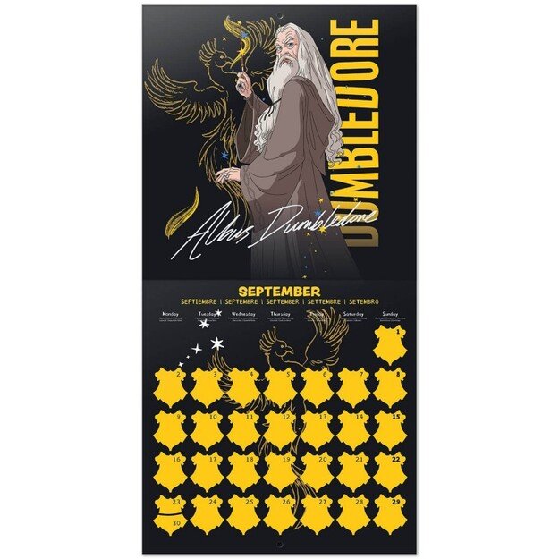 Haris Poteris – 2024 m. sieninis kalendorius (30 x 30 cm) 10