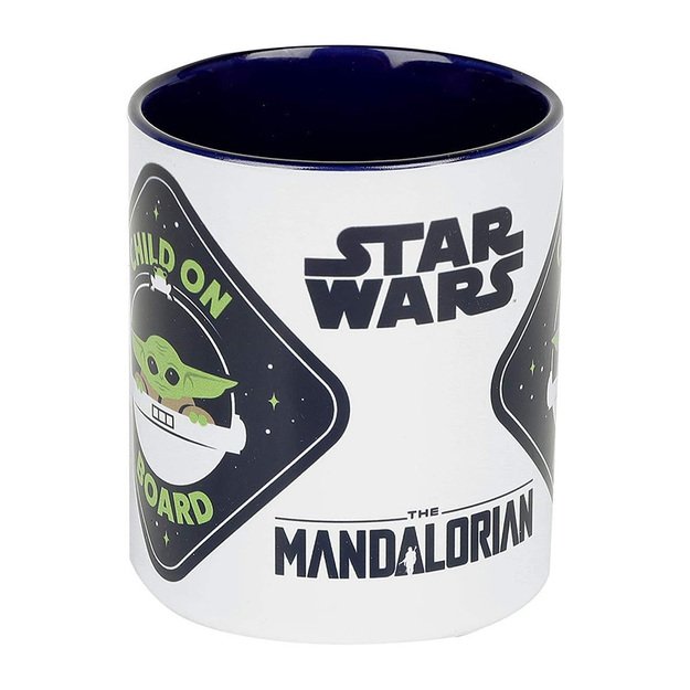 Žvaigždžių karai – Keraminis puodelis dovanų dėžutėje 300 ml (The Mandalorian Baby Yoda)