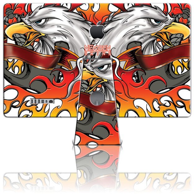 „Nexgen Skins“ su 3D efektu, skirta „iMac 27“ („Iron Eagle 3D“) 2