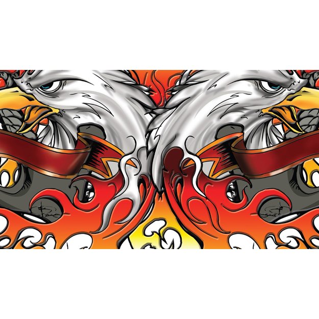„Nexgen Skins“ su 3D efektu, skirta „iMac 27“ („Iron Eagle 3D“) 3
