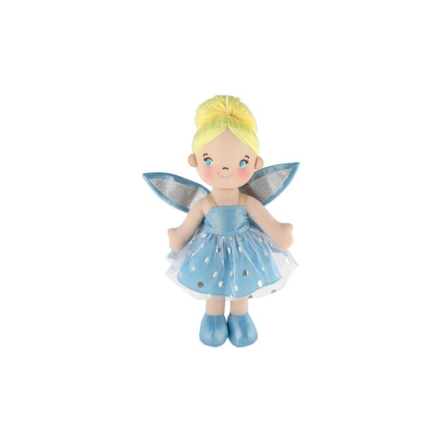 Skudurinė lėlė Fėja Neužmirštuolis 40 cm 1