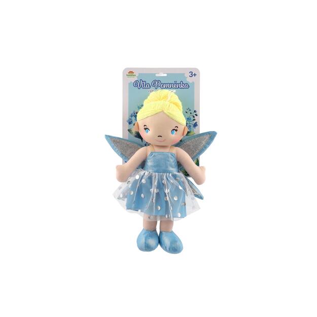 Skudurinė lėlė Fėja Neužmirštuolis 40 cm 2