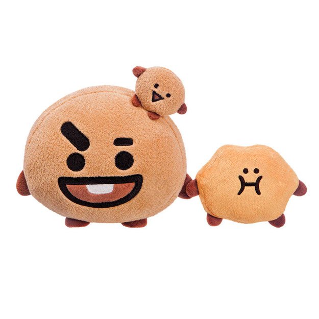 Line Friends BT21 - pliušinis talismanas 20 cm SHOOKY