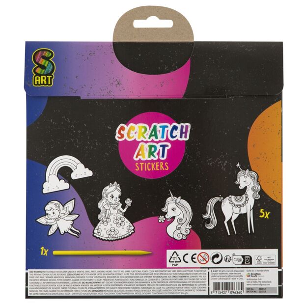 Kūrybinis nutrinamų lipdukų rinkinys, 5 vnt. 3