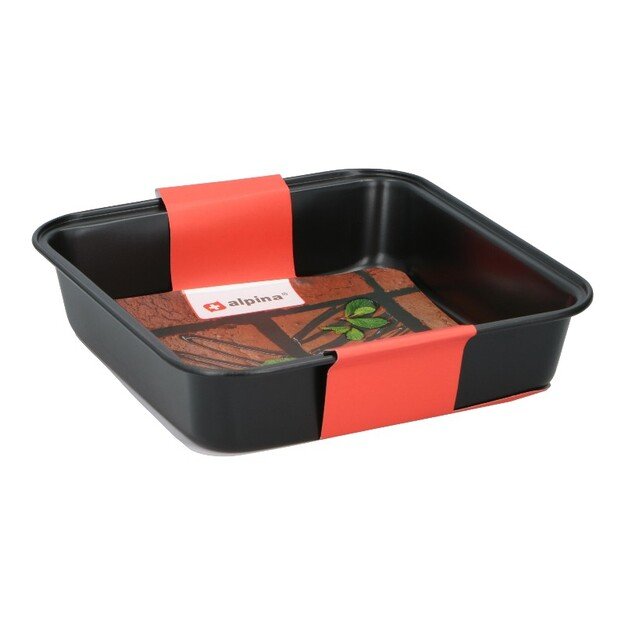 Alpina - Kvadratinė kepimo forma su nepridegančia danga 23x22x5 cm