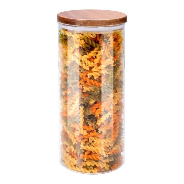 Alpina - stiklinis indas / laikymo indas su dangteliu 1250 ml 9,5 x 21 cm 1