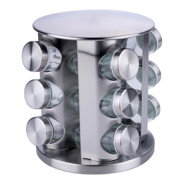 „Alpina“ – besisukanti prieskonių lentynėlė 12 stiklainių 6