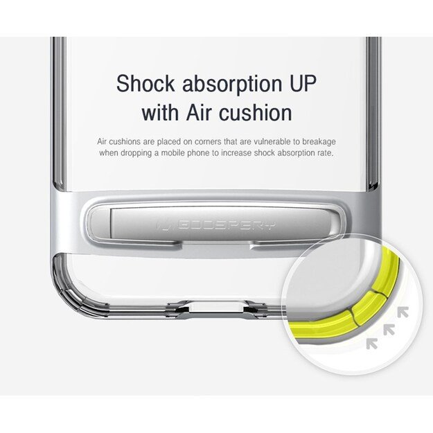 „Mercury Dream“ buferis – „Samsung Galaxy S9“ dėklas su metaliniu stovu (auksinis) 26