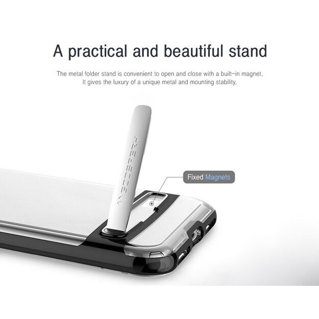 „Mercury Dream“ buferis – „Samsung Galaxy S9“ dėklas su metaliniu stovu (auksinis) 28