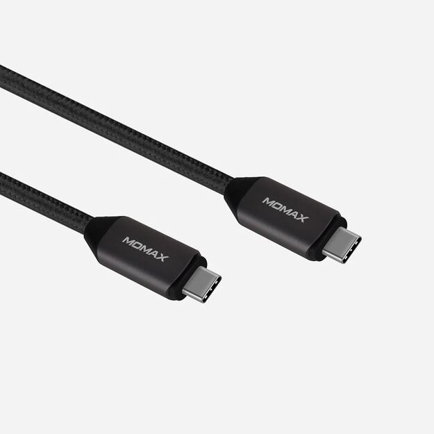 Momax Elite Link Type-C maitinimo laidas, 1 m (juodas)