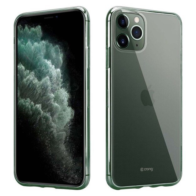 Crong Crystal Slim Cover – lankstus dėklas, skirtas iPhone 11 Pro (skaidrus) 9