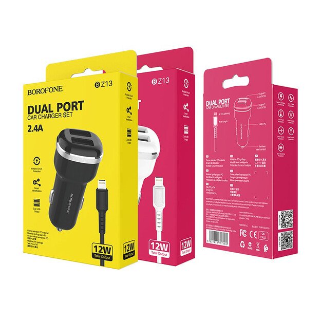 Borofone - automobilinis įkroviklis 6
