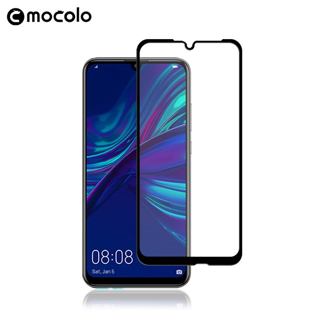 „Mocolo 3D 9H Full Glue“ – viso ekrano apsauga, skirta „Huawei P smart 2019“ / „Honor 10 Lite“ (juoda)