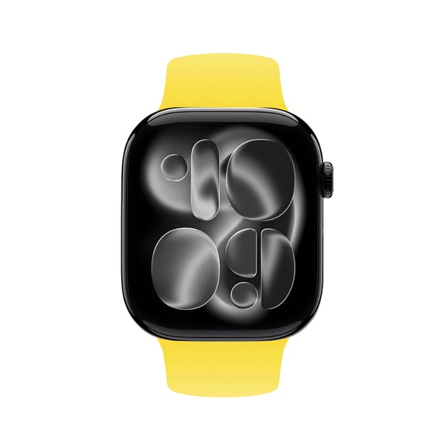 Crong skysta juostelė, skirta Apple Watch 38/40/41mm (geltona) 18