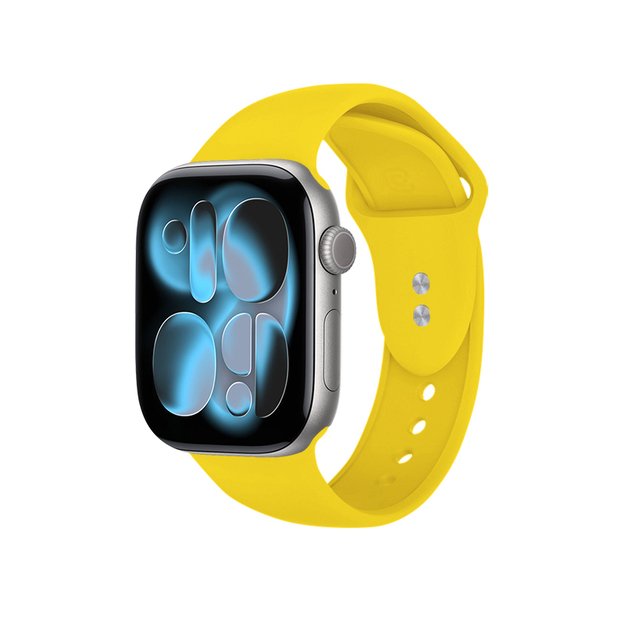 Crong skysta juostelė, skirta Apple Watch 38/40/41mm (geltona) 20