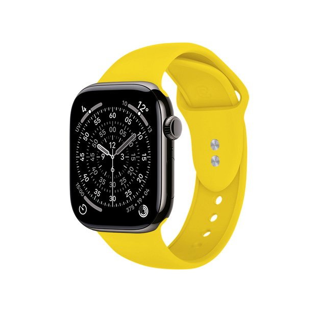 Crong skysta juostelė, skirta Apple Watch 38/40/41mm (geltona) 5