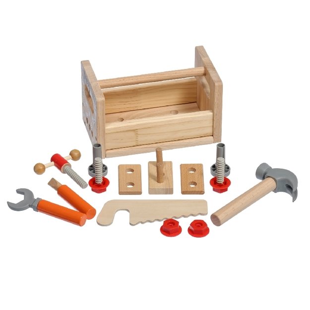 Large carpenter tool set with 15 pcs 4