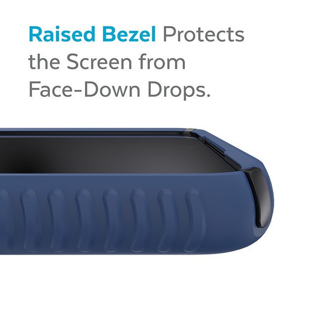 „Speck Presidio2 Grip“ – „Samsung Galaxy S22+“ dėklas su „MICROBAN“ (pakrantės mėlyna / juoda) 32