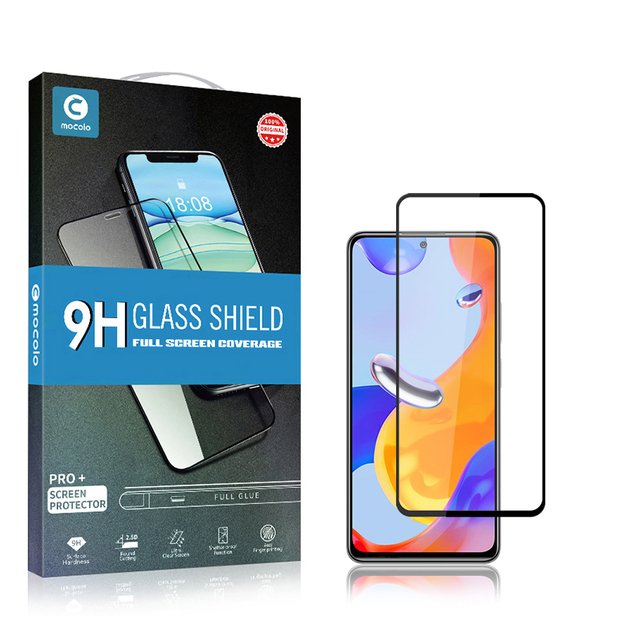 „Mocolo 2.5D Full Glue Glass“ – apsauginis stiklas, skirtas „Xiaomi Redmi Note 11 Pro“ / „Note 11 Pro Plus“ 