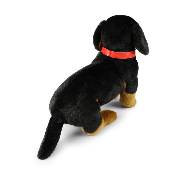 Plush Dachshund with collar 36 cm ECO-FRIENDLY