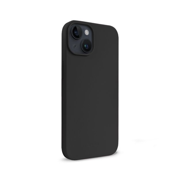 Crong Color Cover Skystas silikoninis dėklas, skirtas iPhone 14 Max (juodas)