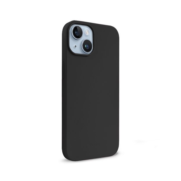 Crong Color Cover Skystas silikoninis dėklas, skirtas iPhone 14 Max (juodas)