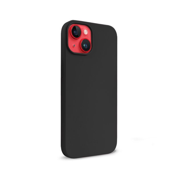 Crong Color Cover Skystas silikoninis dėklas, skirtas iPhone 14 Max (juodas)