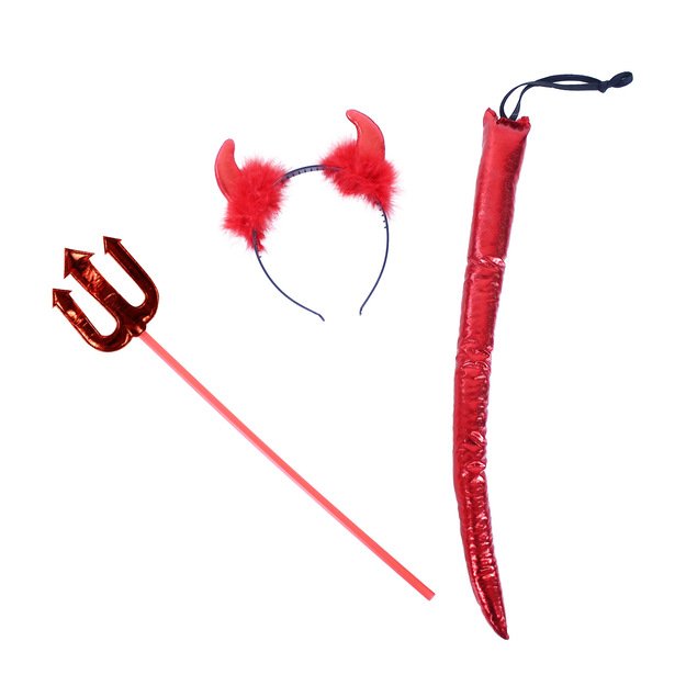 Devil set with tiara wand and tail