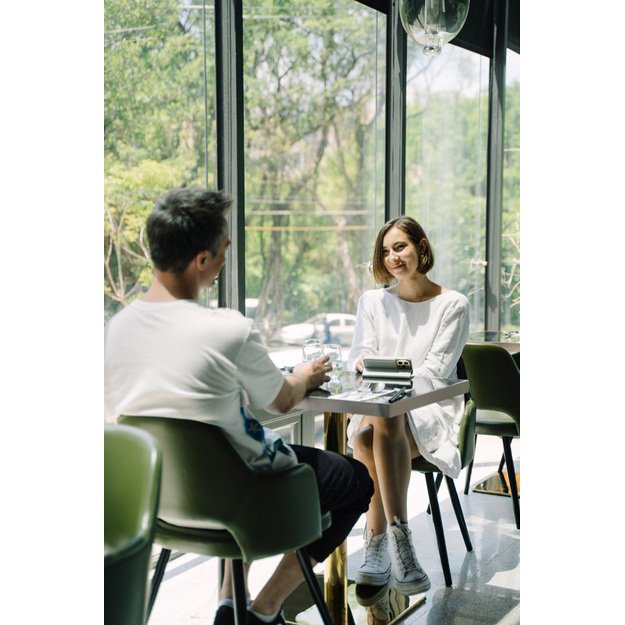 Moshi Overture MagSafe dėklas su nuimama magnetine pinigine, skirta iPhone 14 Plus (pilka) 19