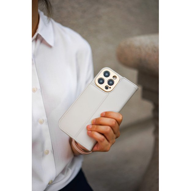 Moshi Overture MagSafe dėklas su nuimama magnetine pinigine, skirta iPhone 14 Plus (pilka) 17