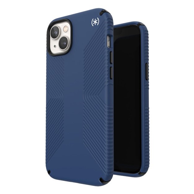 Presidio2 Grip – dėklas, skirtas iPhone 15 Plus / 14 Plus su MICROBAN danga (Coastal Blue / Black / White) 1