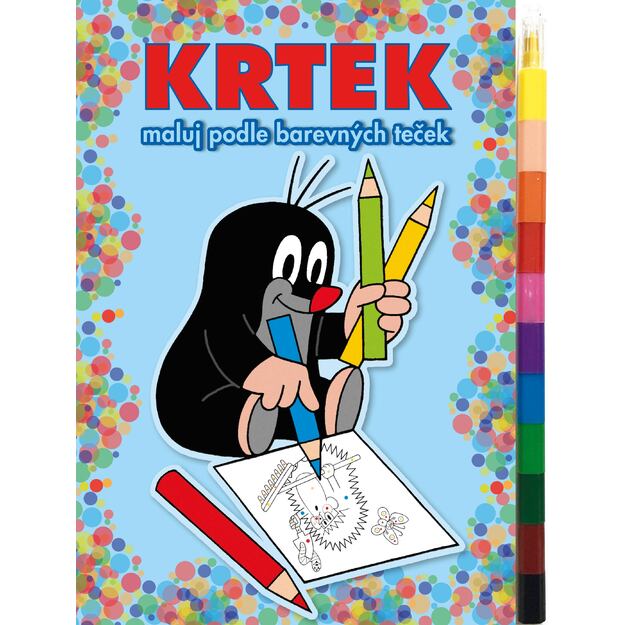 Coloring book A5 Mole with wax