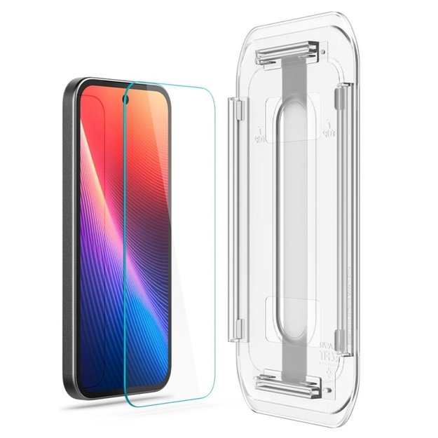 Spigen Glas.TR EZ FIT 2-Pack - Tempered Glass for Google Pixel 9a (2 pieces) 3