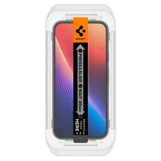 Spigen Glas.TR EZ FIT 2-Pack - Tempered Glass for Google Pixel 9a (2 pieces) 4