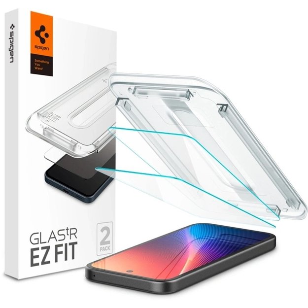Spigen Glas.TR EZ FIT 2-Pack - Tempered Glass for Google Pixel 9a (2 pieces) 1