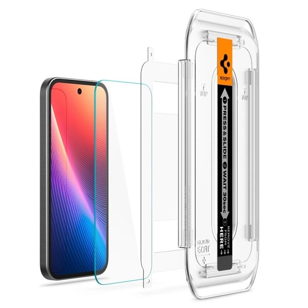 Spigen Glas.TR EZ FIT 2-Pack - Tempered Glass for Google Pixel 9a (2 pieces) 7