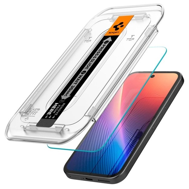 Spigen Glas.TR EZ FIT 2-Pack - Tempered Glass for Google Pixel 9a (2 pieces) 2