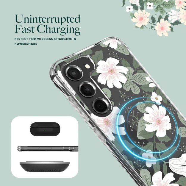 Skaidrus šautuvas – dėklas, skirtas Samsung Galaxy S23 (gluosnis) 24