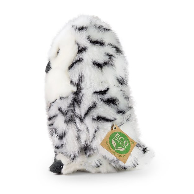 Plush snowy owl 17 cm ECO-FRIENDLY