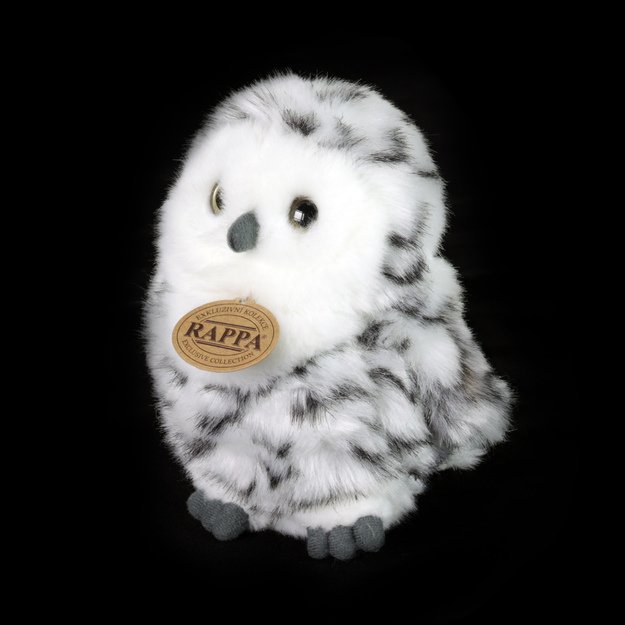 Plush snowy owl 17 cm ECO-FRIENDLY