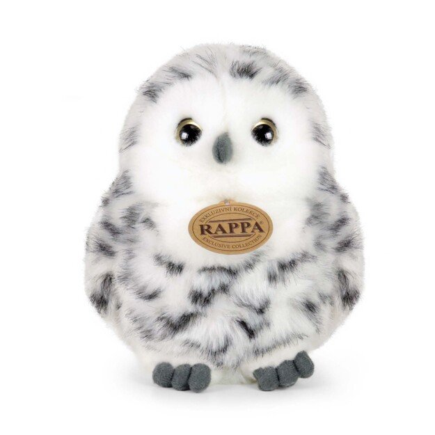 Plush snowy owl 17 cm ECO-FRIENDLY