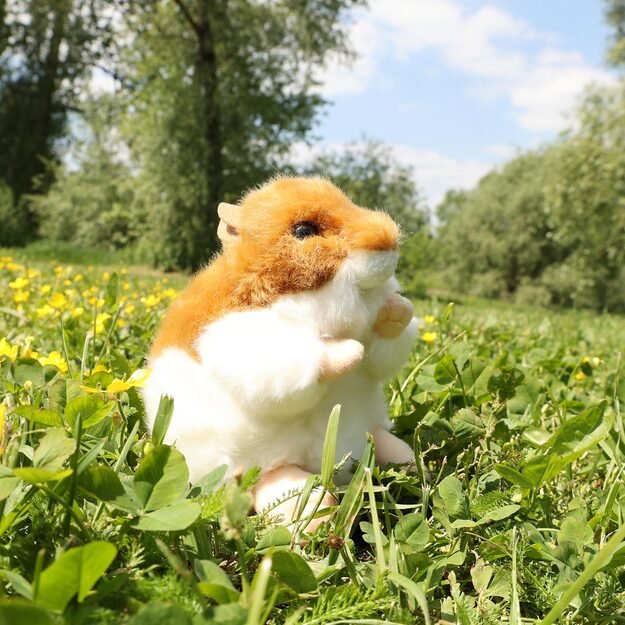 Plush hamster 13 cm ECO-FRIENDLY