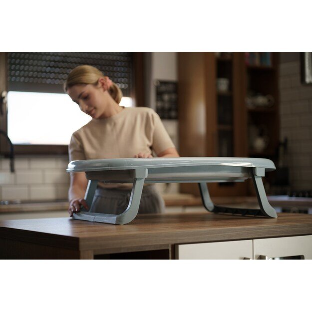 Foldable plastic baby bath Tega Baby pink 7